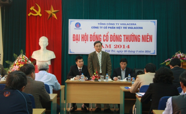 Công ty Cổ phần Viglacera Việt Trì Đại hội cổ đông thường niên 2014